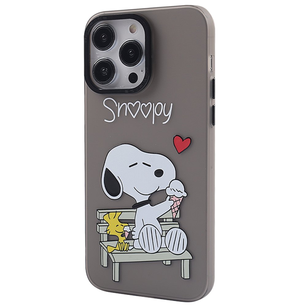 Newface iPhone 14 Pro Max Kılıf Prada Desenli Kapak - Prada Siyah - 2