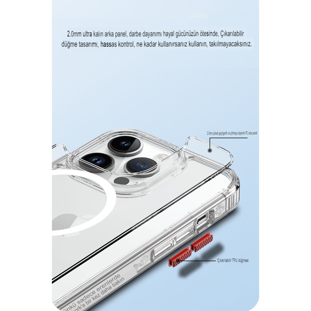 Joko iPhone 14 Pro Max Kılıf Ramos Magsafe Kapak - Siyah