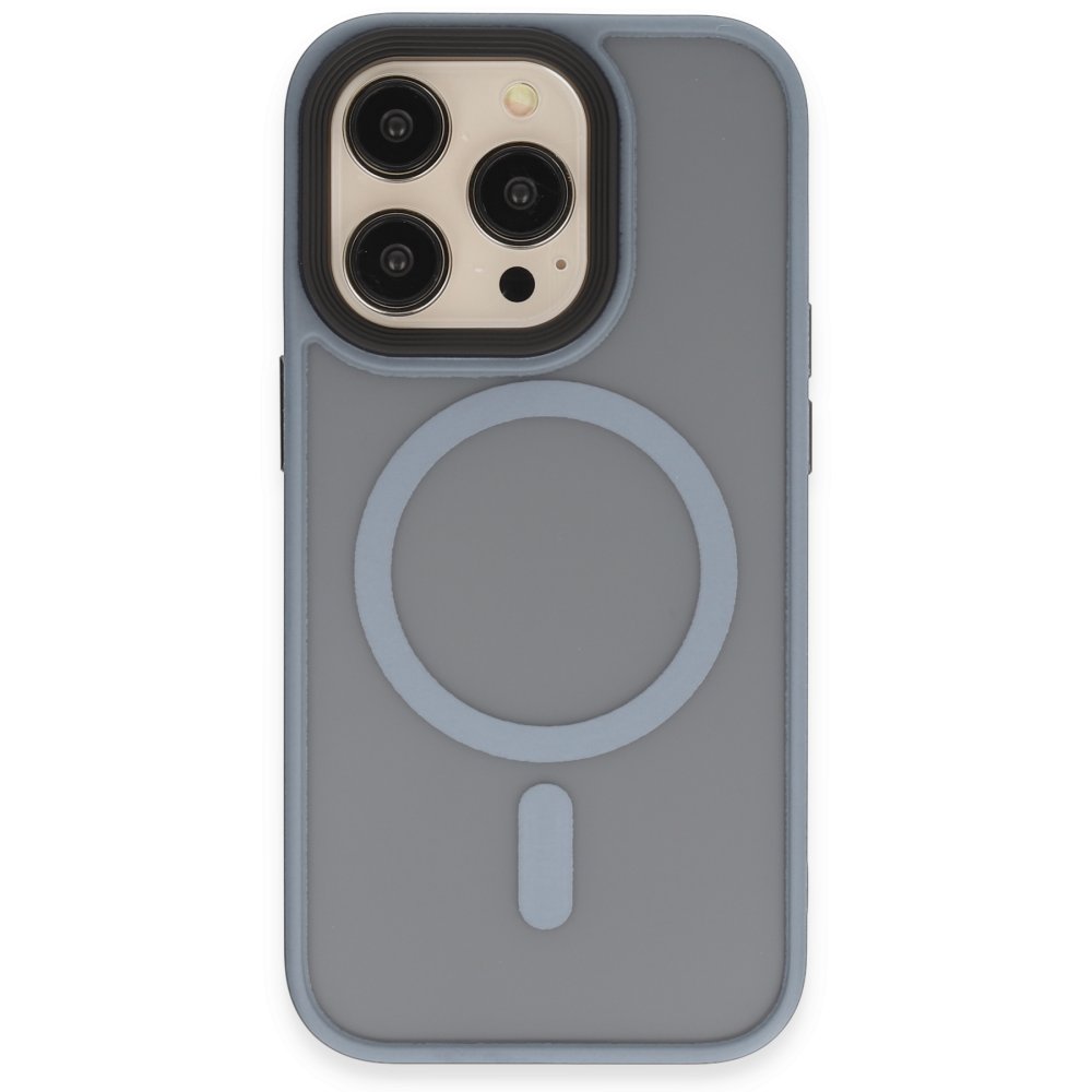 Newface iPhone 14 Pro Max Kılıf Trex Magneticsafe Kapak - Sierra Blue