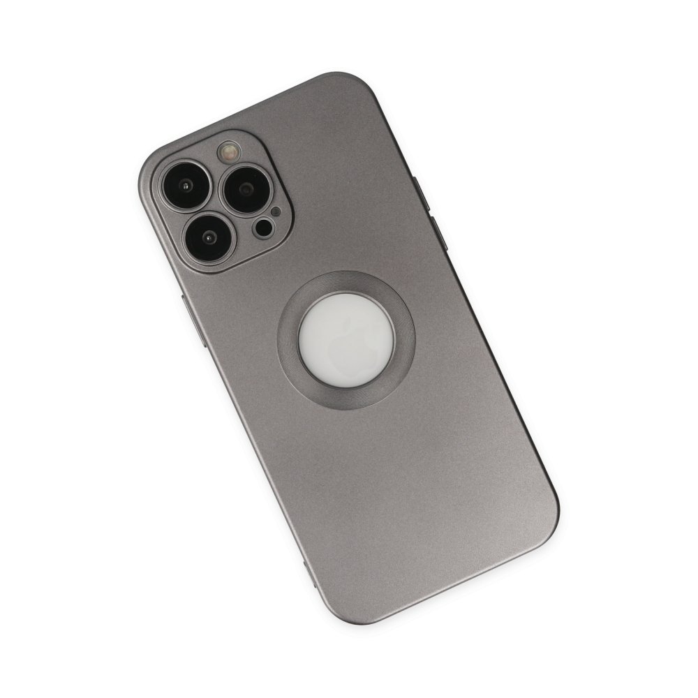 Newface iPhone 14 Pro Max Kılıf Vamos Lens Silikon - Gri