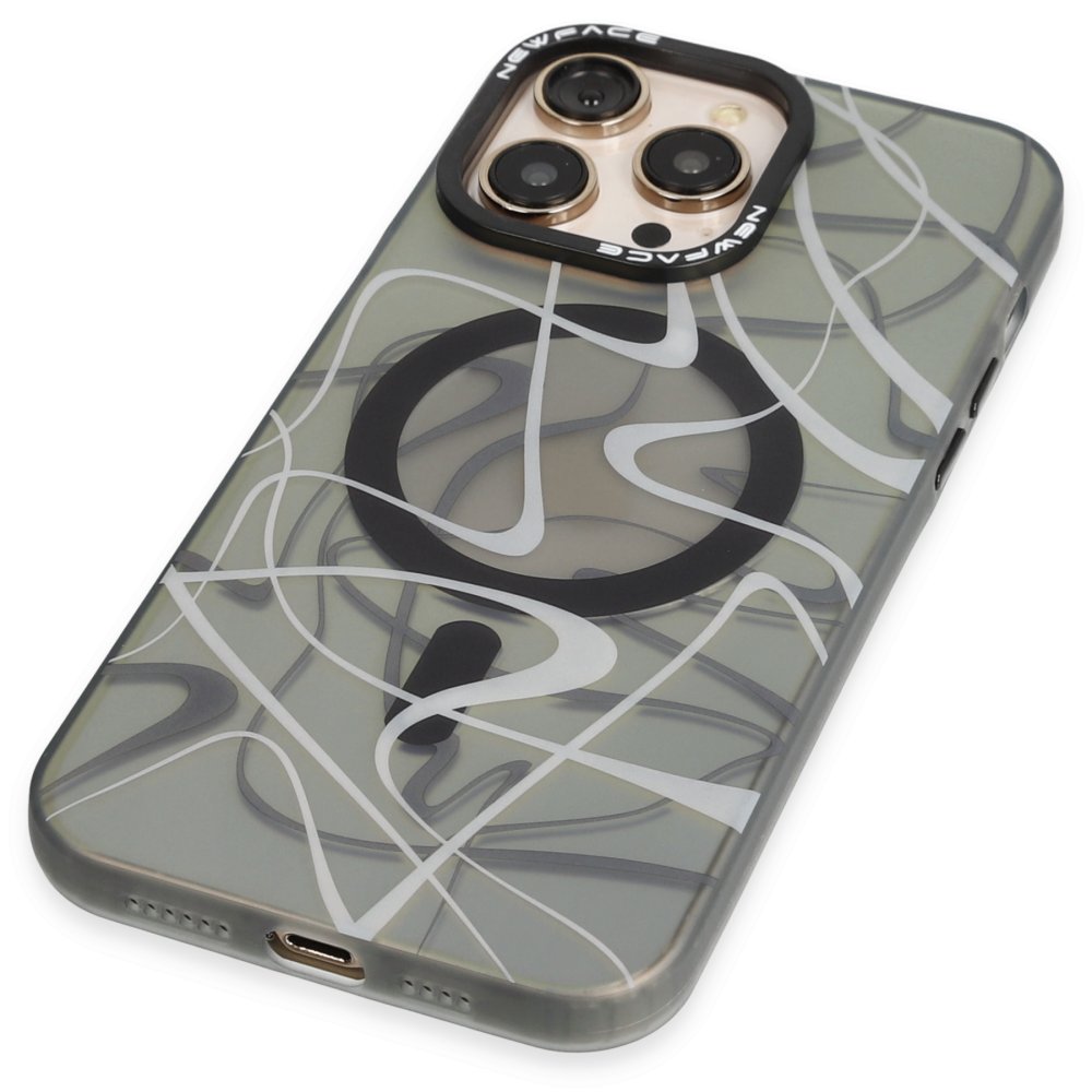 Newface iPhone 14 Pro Max Kılıf Venüs Magneticsafe Desenli Kapak - Venüs - 3