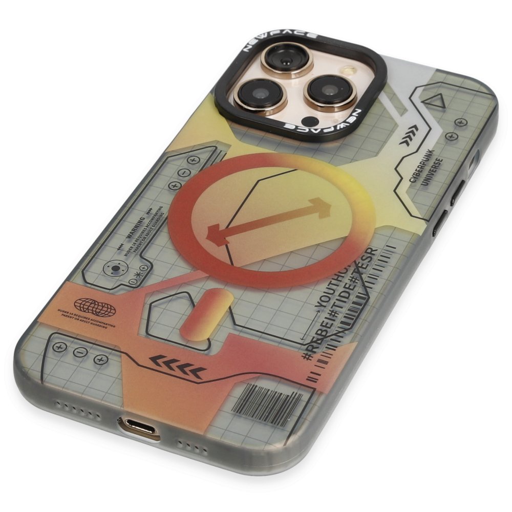 Newface iPhone 14 Pro Max Kılıf Venüs Magneticsafe Desenli Kapak - Venüs - 6