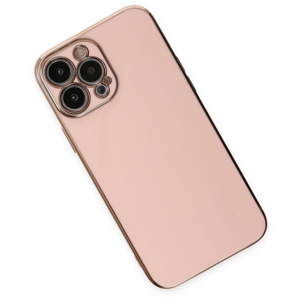 Newface iPhone 14 Pro Max Kılıf Volet Silikon - Pembe