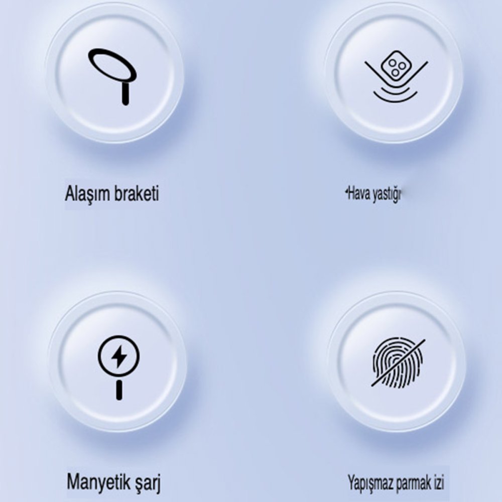 Joko iPhone 14 Pro Max Kılıf Zoom Standlı Silikon - Şeffaf