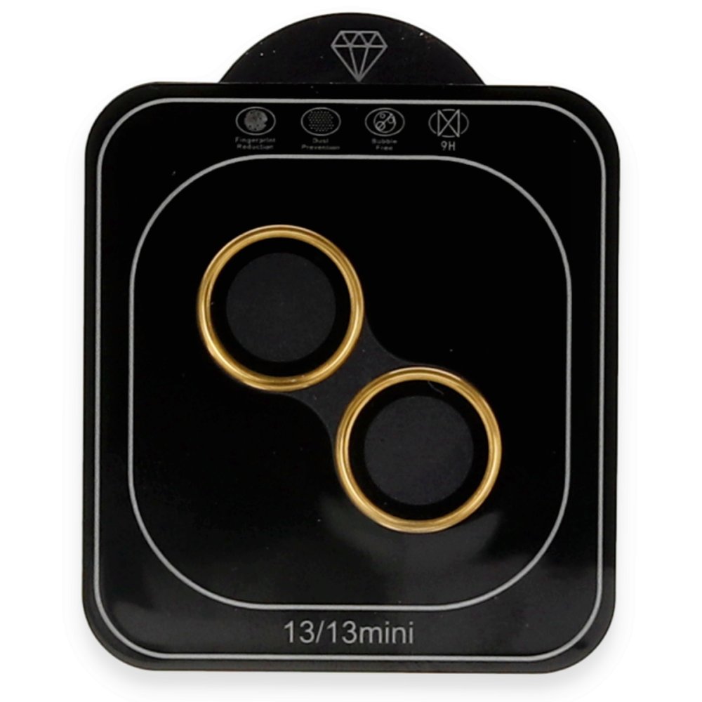 Newface iPhone 14 Valdez Metal Kamera Lens - Gold