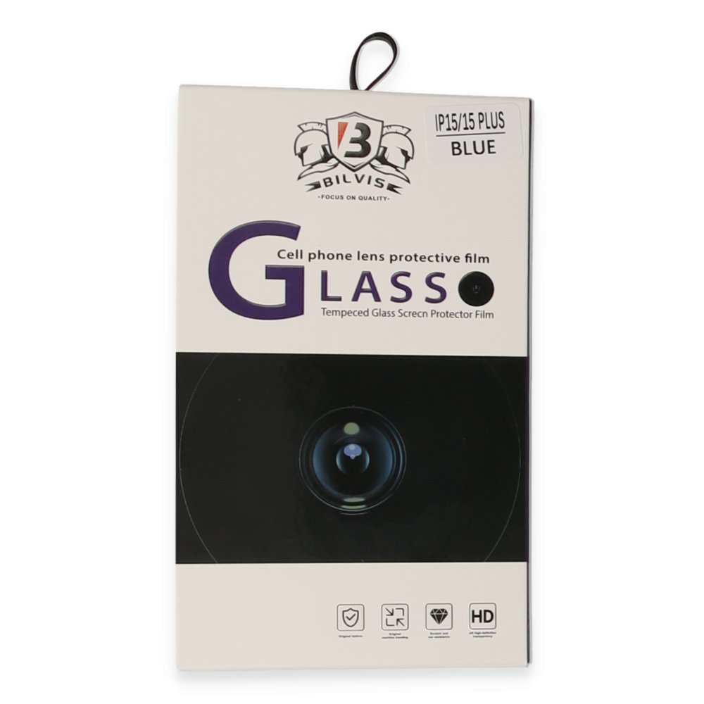 Newface iPhone 15 Bilvis Titan Kamera Lens - Lacivert