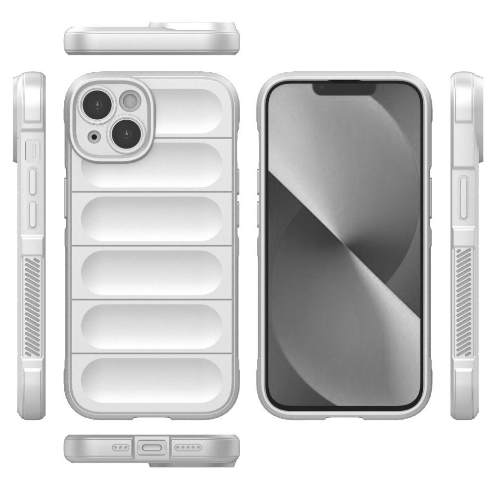 Newface iPhone 15 Kılıf Optimum Silikon - Krem