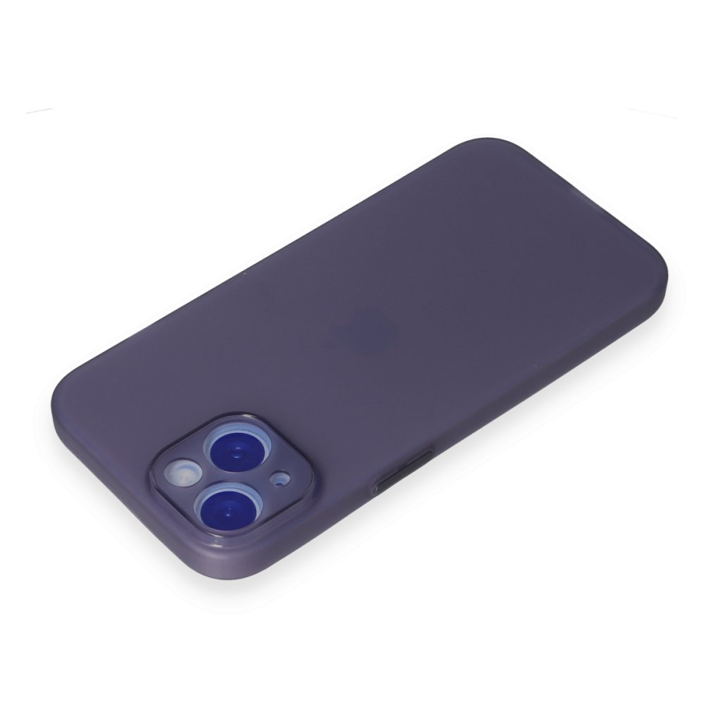 Newface iPhone 15 Kılıf Puma Silikon - Koyu Mor