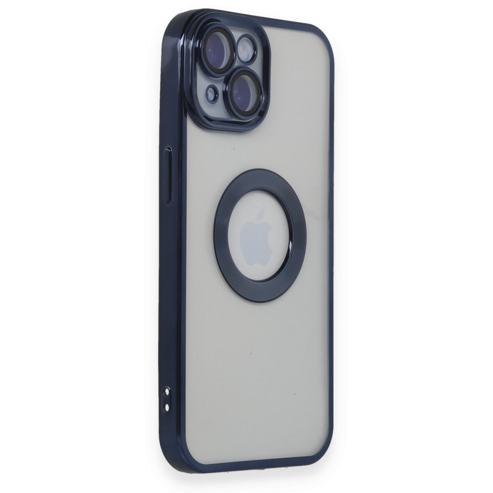 Newface iPhone 15 Kılıf Slot Silikon - Lacivert