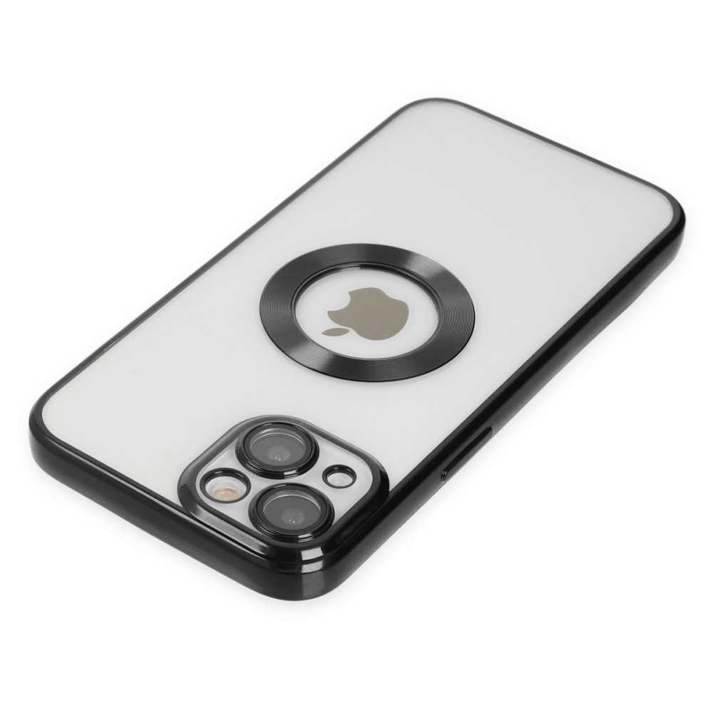 Newface iPhone 15 Kılıf Slot Silikon - Siyah