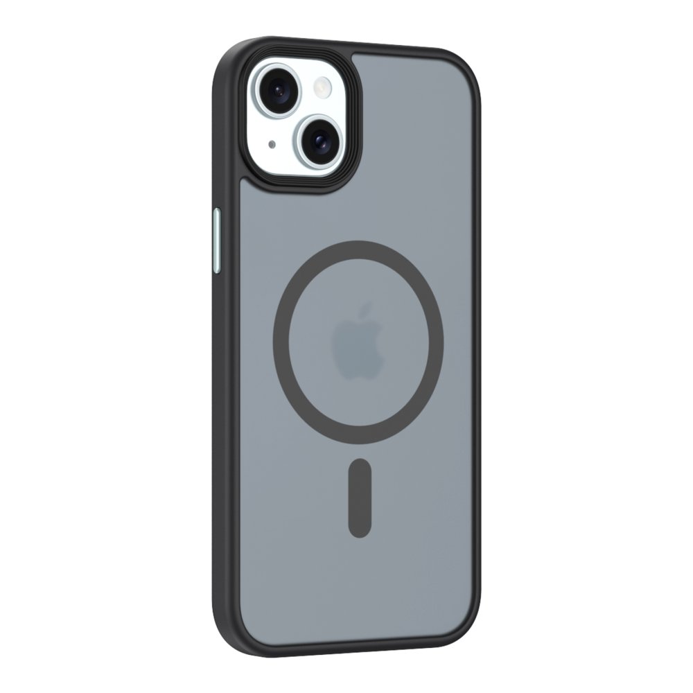 Newface iPhone 15 Kılıf Trex Magneticsafe Kapak - Siyah