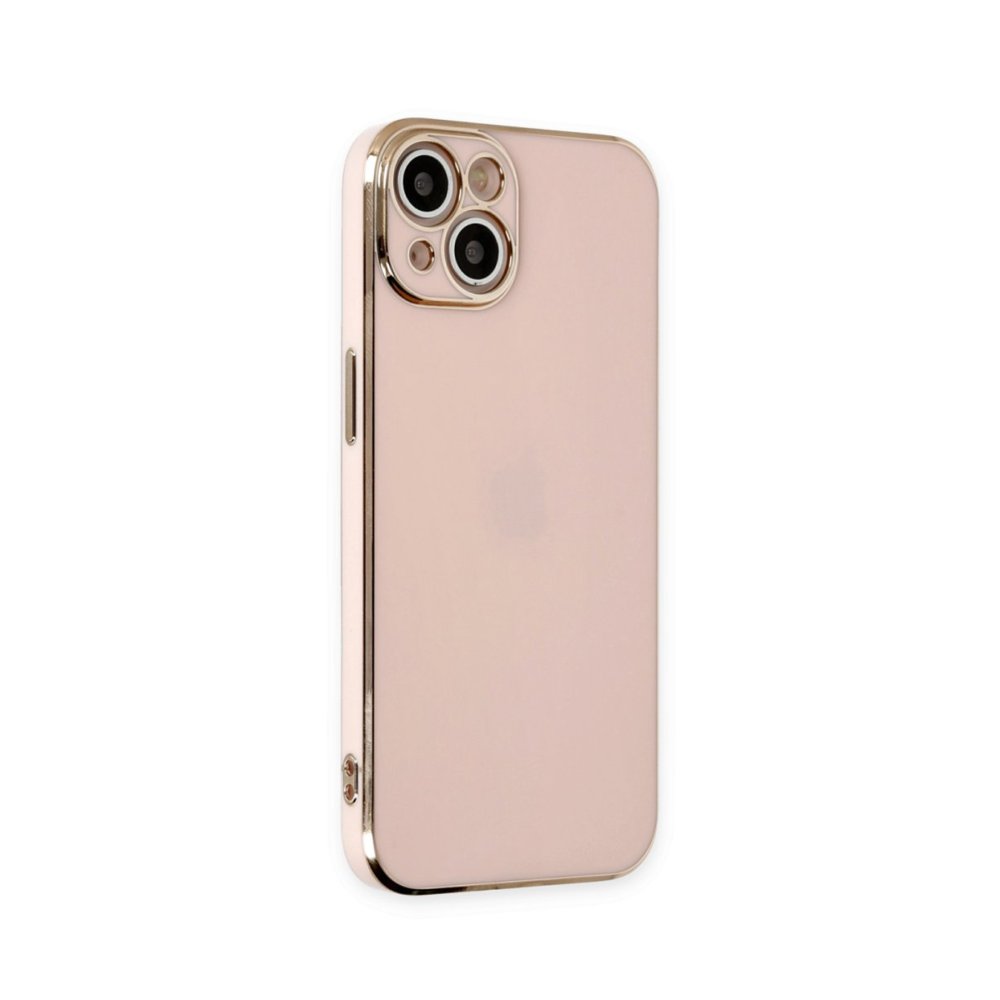 Newface iPhone 15 Kılıf Volet Silikon - Pembe
