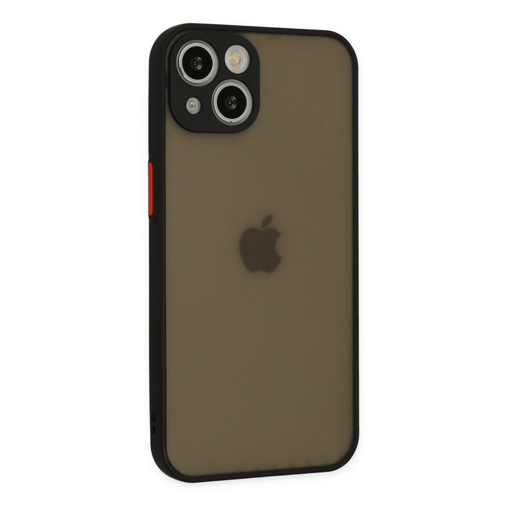 Newface iPhone 15 Plus Kılıf Montreal Silikon Kapak - Siyah