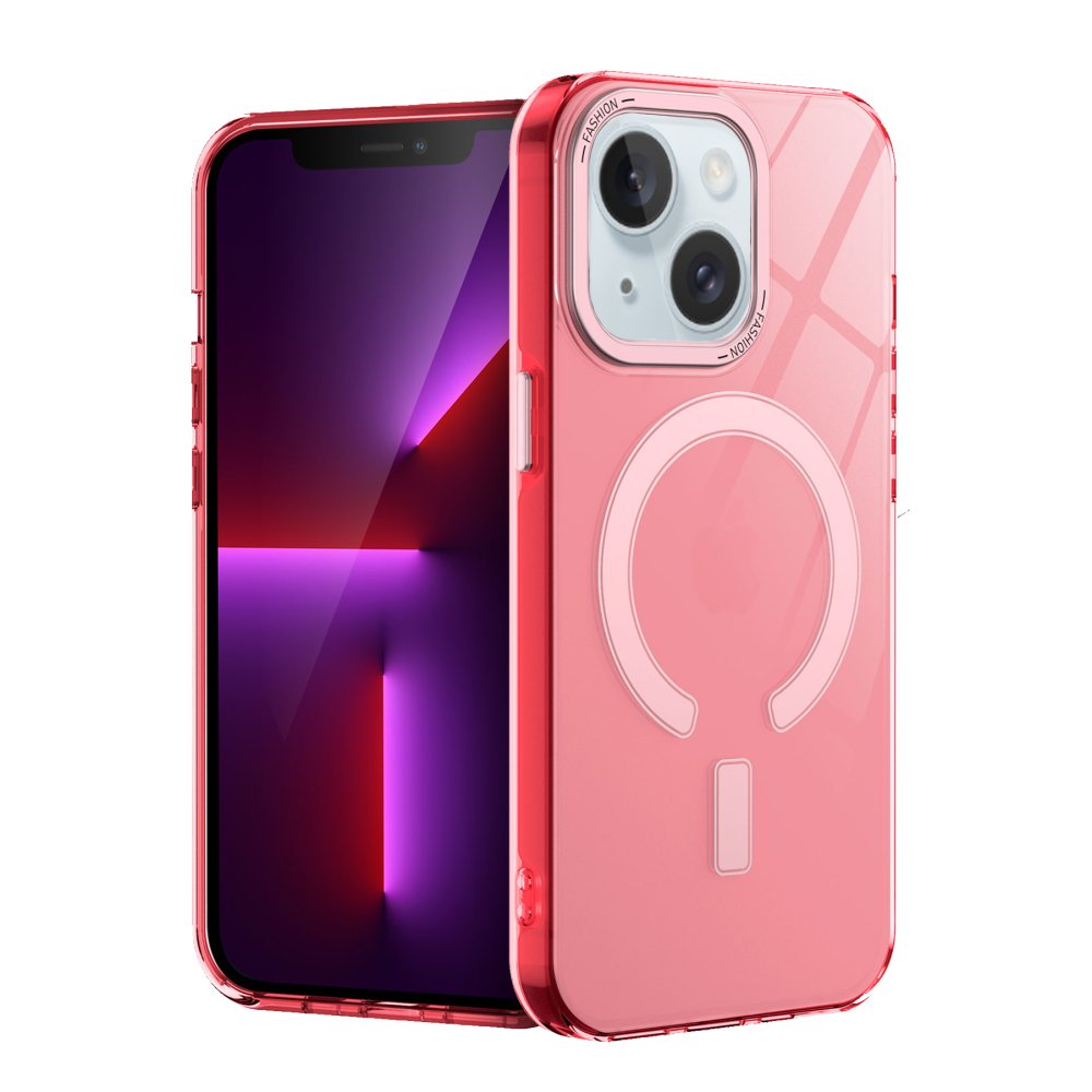 Newface iPhone 15 Plus Kılıf Troy Magsafe Kapak - Pembe