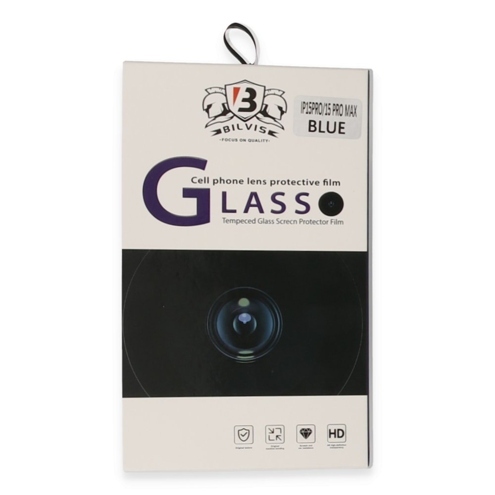 Newface iPhone 15 Pro Bilvis Titan Kamera Lens - Lacivert
