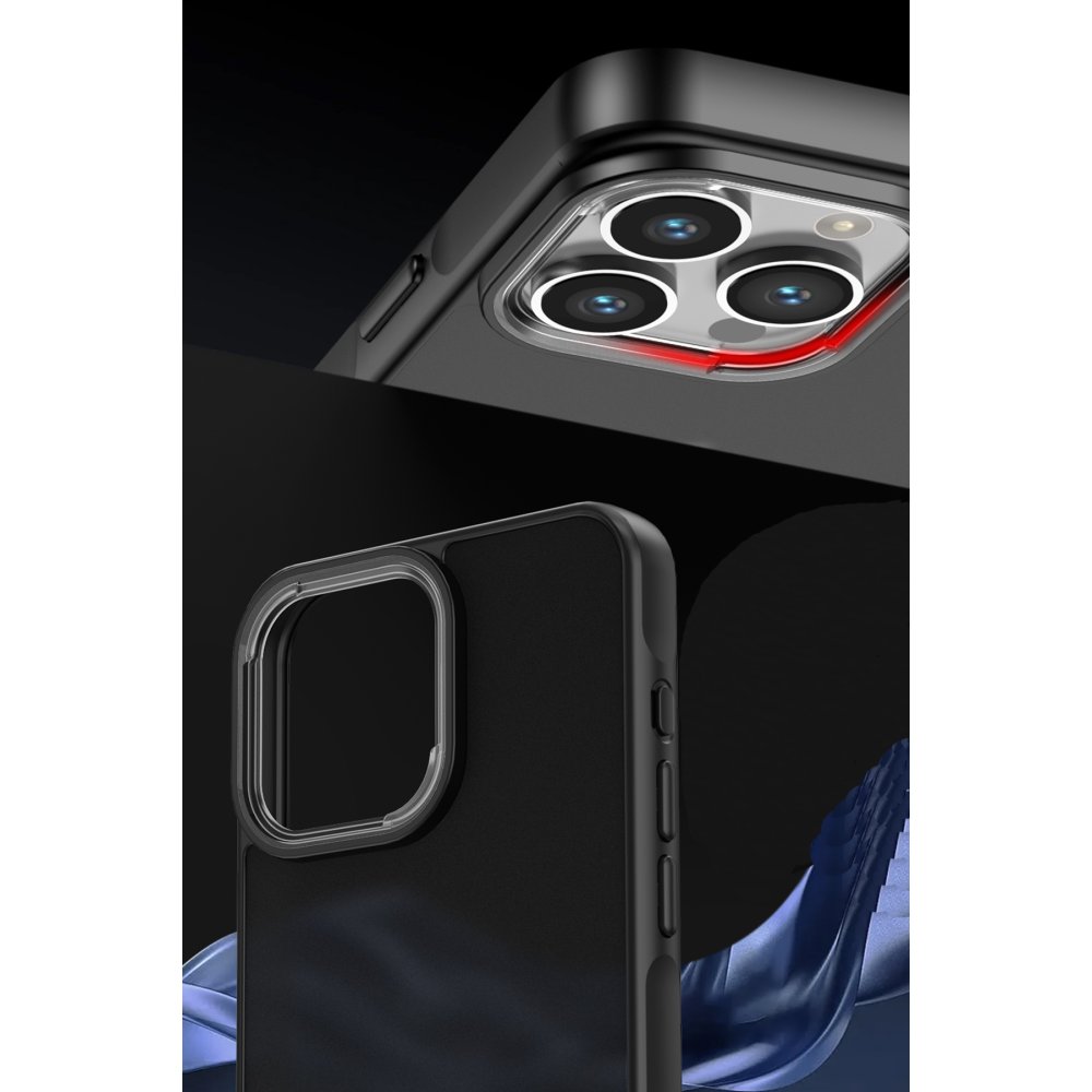 Newface iPhone 15 Pro Kılıf Elegant Kapak - Lacivert
