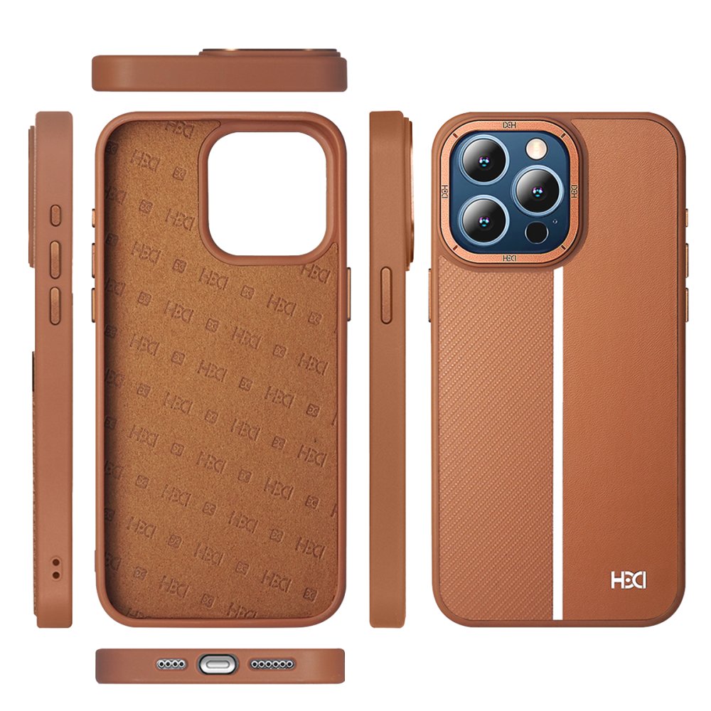 HDD iPhone 15 Pro Kılıf HBC-155 Lizbon Kapak - Koyu Yeşil