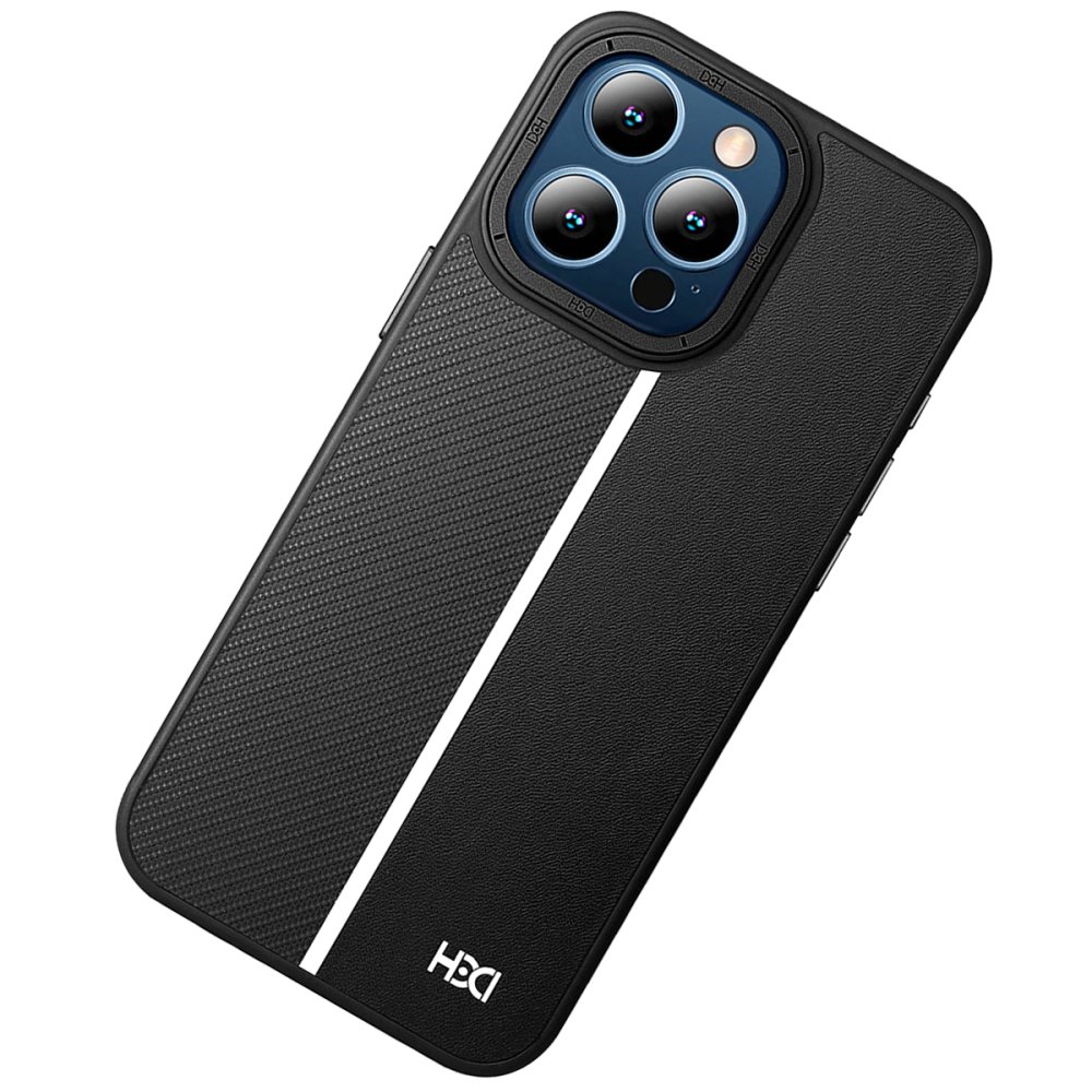 HDD iPhone 15 Pro Kılıf HBC-155 Lizbon Kapak - Siyah