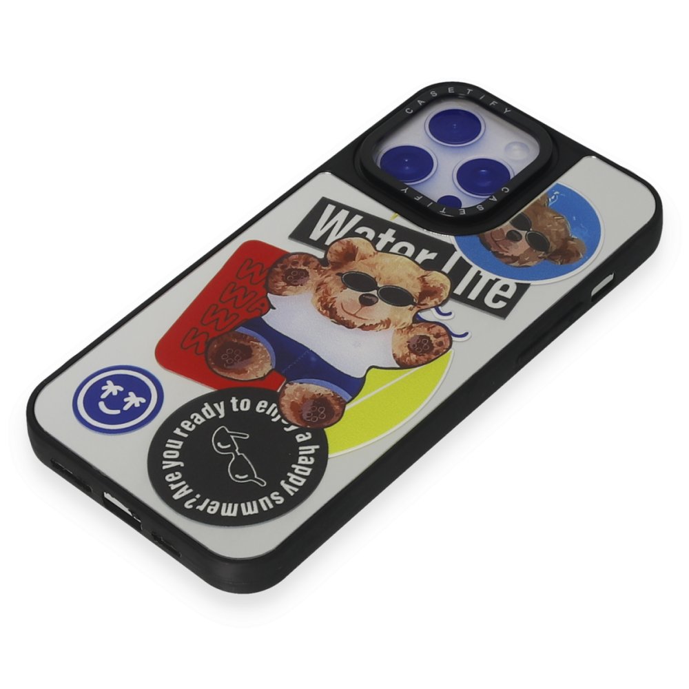 Newface iPhone 15 Pro Kılıf Mirror Desenli Kapak - Mirror - 14