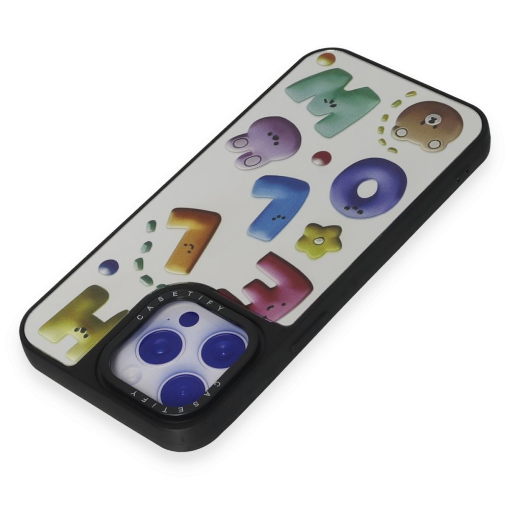 Newface iPhone 15 Pro Kılıf Mirror Desenli Kapak - Mirror - 15