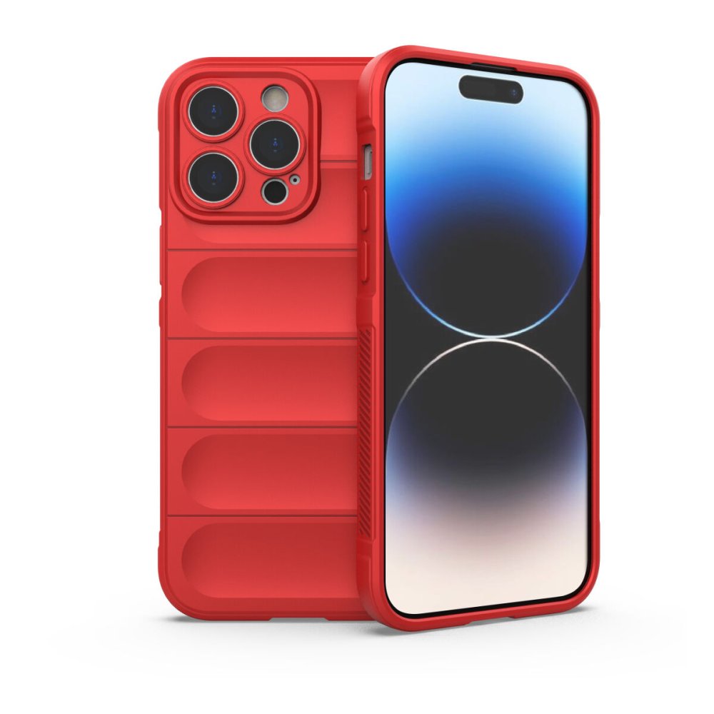 Newface iPhone 15 Pro Kılıf Optimum Silikon - Kırmızı