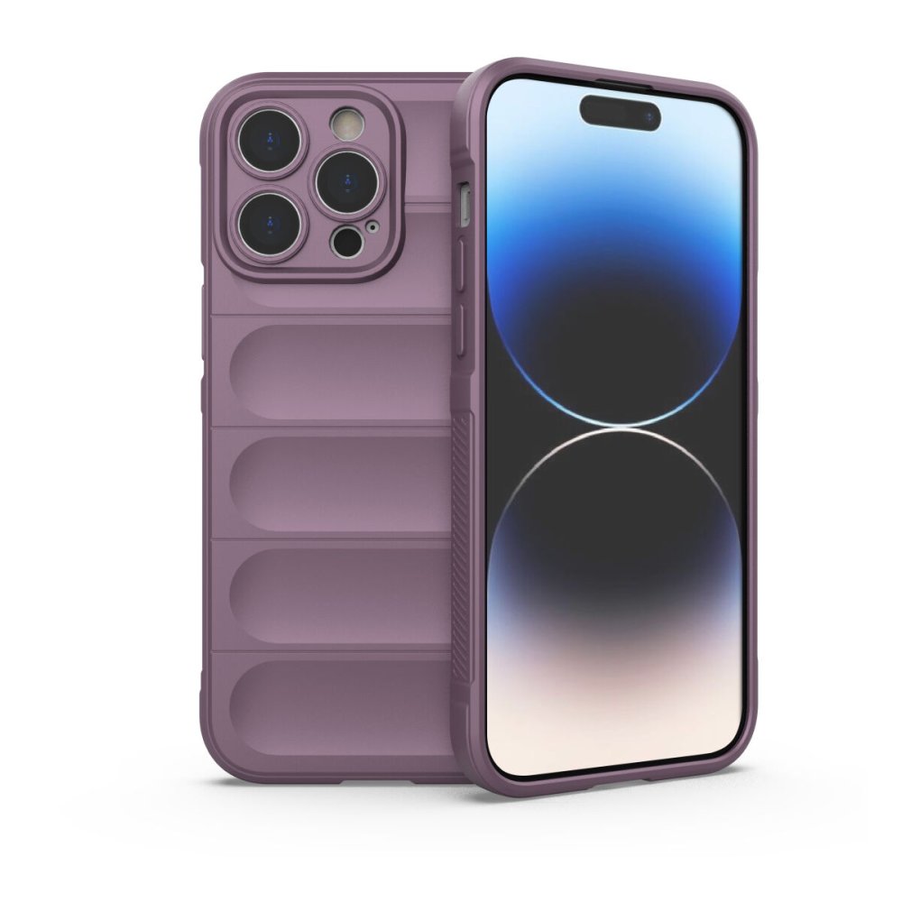 Newface iPhone 15 Pro Kılıf Optimum Silikon - Mor