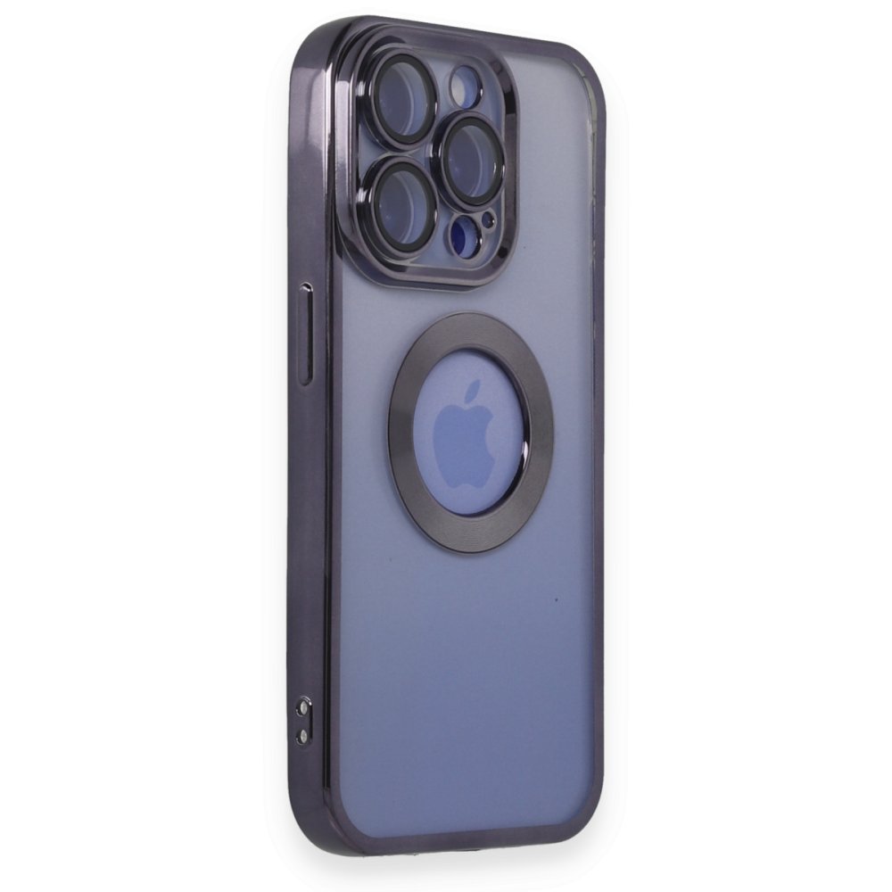 Newface iPhone 15 Pro Kılıf Slot Silikon - Mor