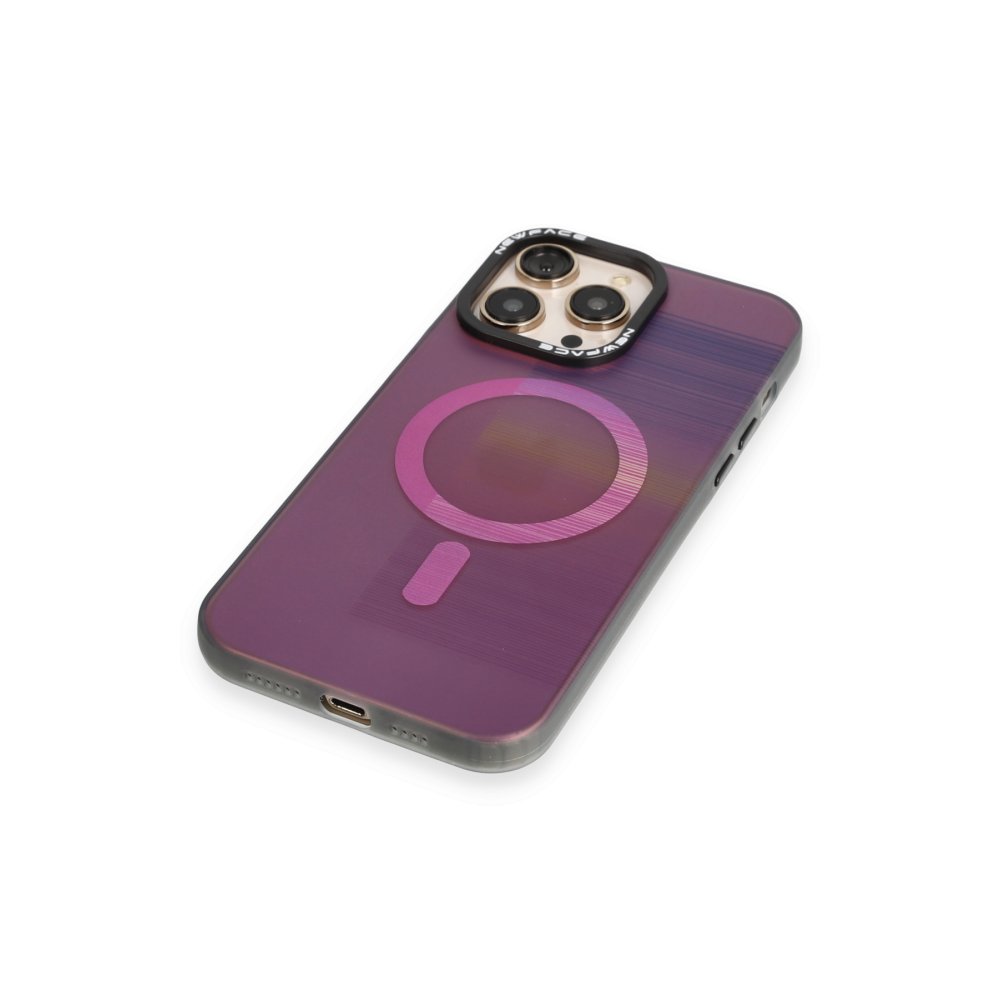 Newface iPhone 15 Pro Kılıf Venüs Magneticsafe Desenli Kapak - Venüs - 9