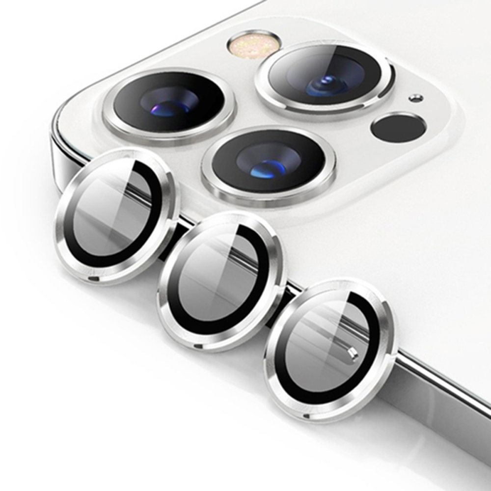 Newface iPhone 15 Pro Max Bind Metal Kamera Lens - Gümüş