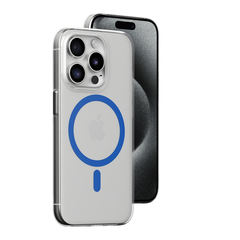 Joko iPhone 15 Pro Max Kılıf Bubble Magsafe Kapak - Mavi