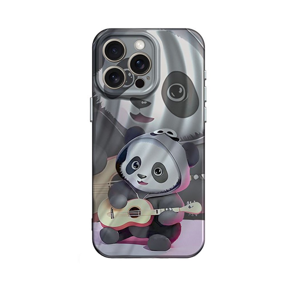 Newface iPhone 15 Pro Max Kılıf Crew Desenli Kapak - Panda