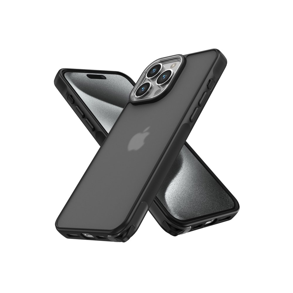 Newface iPhone 15 Pro Max Kılıf Elegant Kapak - Siyah