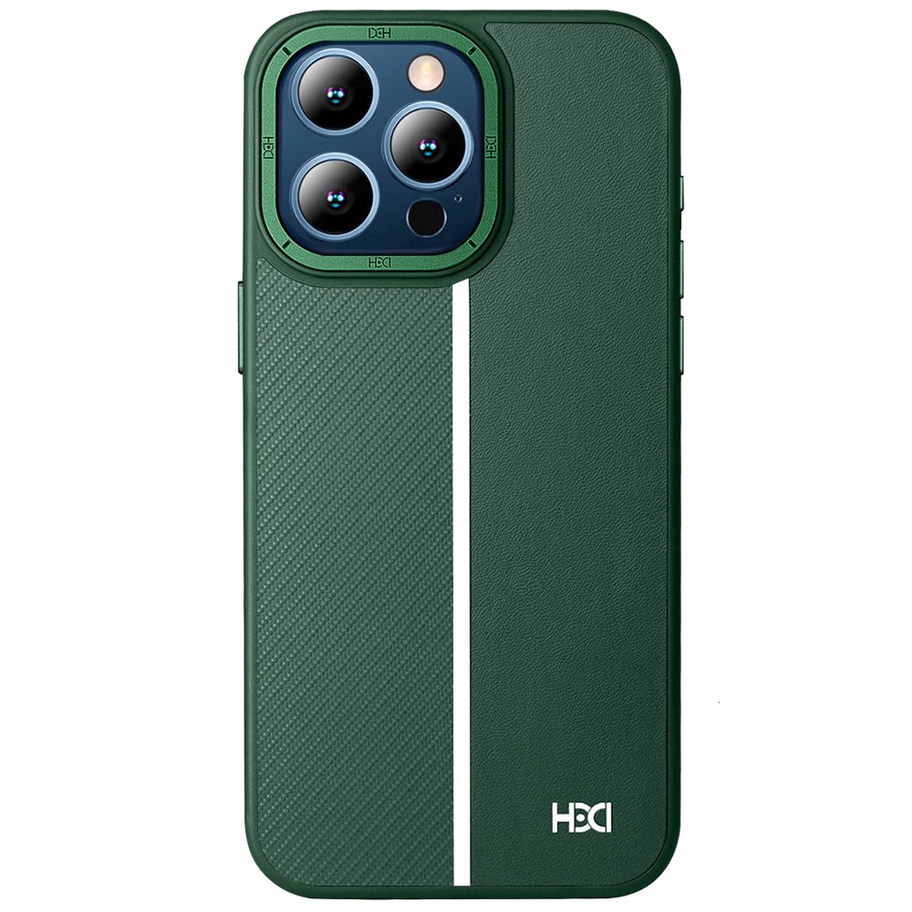 HDD iPhone 15 Pro Max Kılıf HBC-155 Lizbon Kapak - Koyu Yeşil