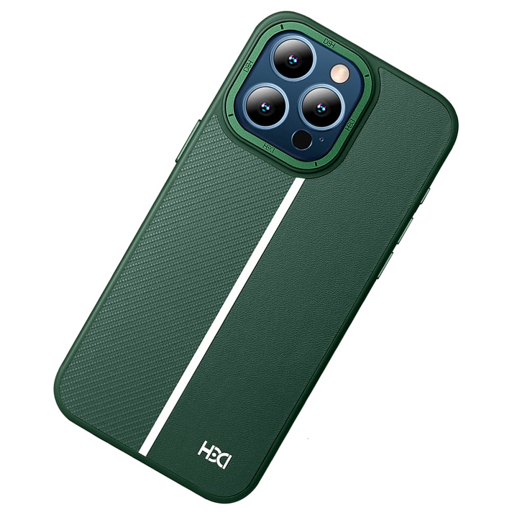 HDD iPhone 15 Pro Max Kılıf HBC-155 Lizbon Kapak - Koyu Yeşil