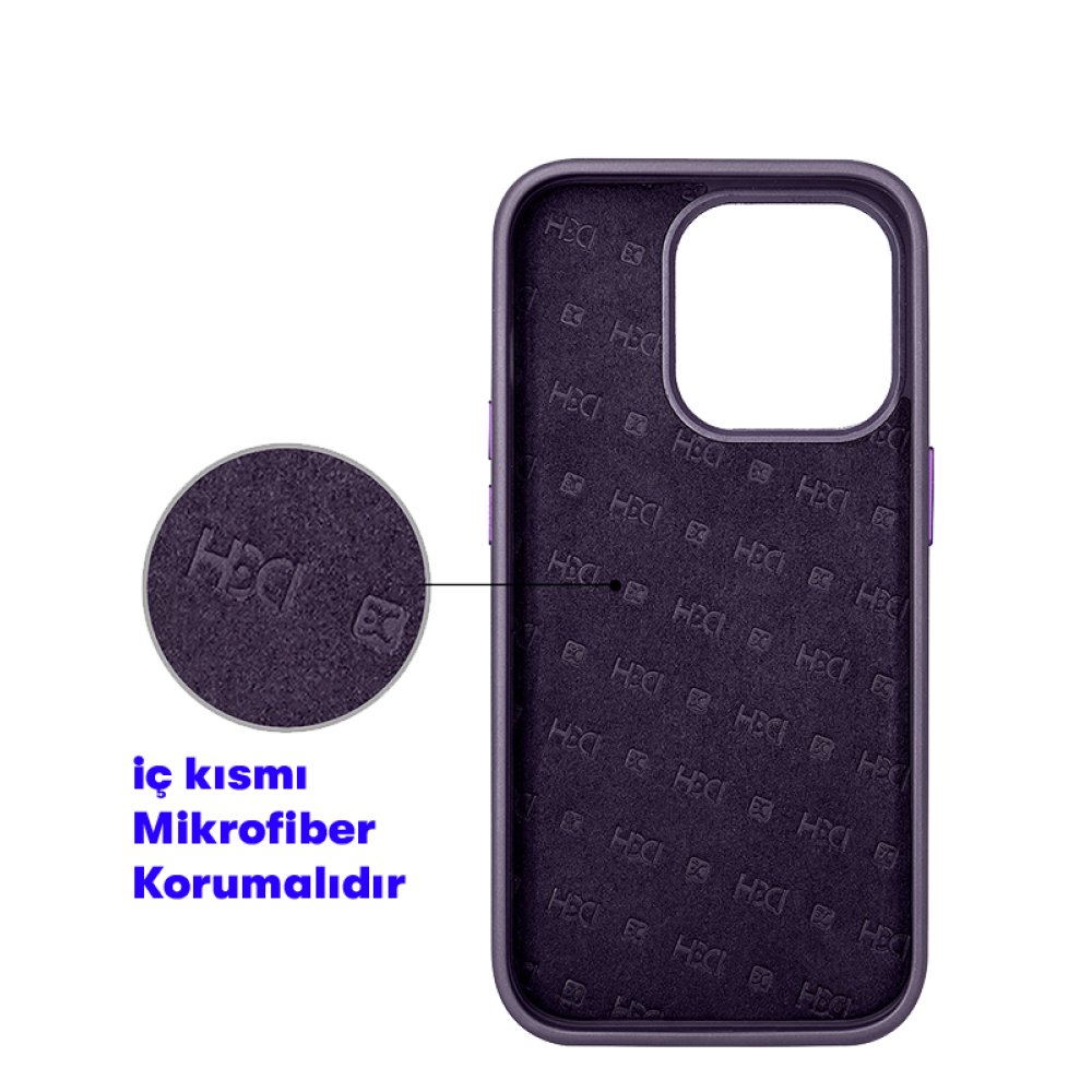 HDD iPhone 15 Pro Max Kılıf HBC-157 Granada Magneticsafe Kapak - Siyah