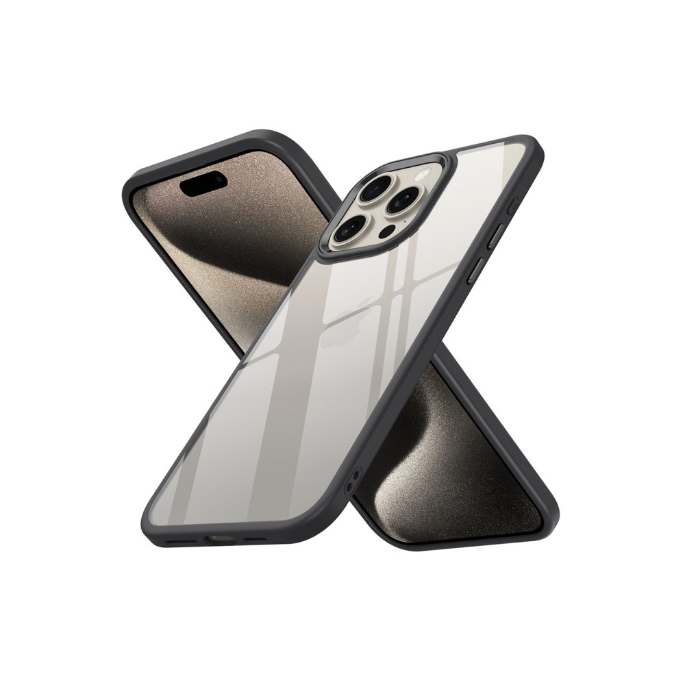 Newface iPhone 15 Pro Max Kılıf Power Silikon - Siyah