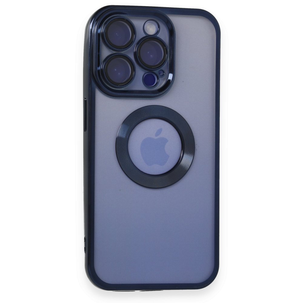 Newface iPhone 15 Pro Max Kılıf Slot Silikon - Lacivert
