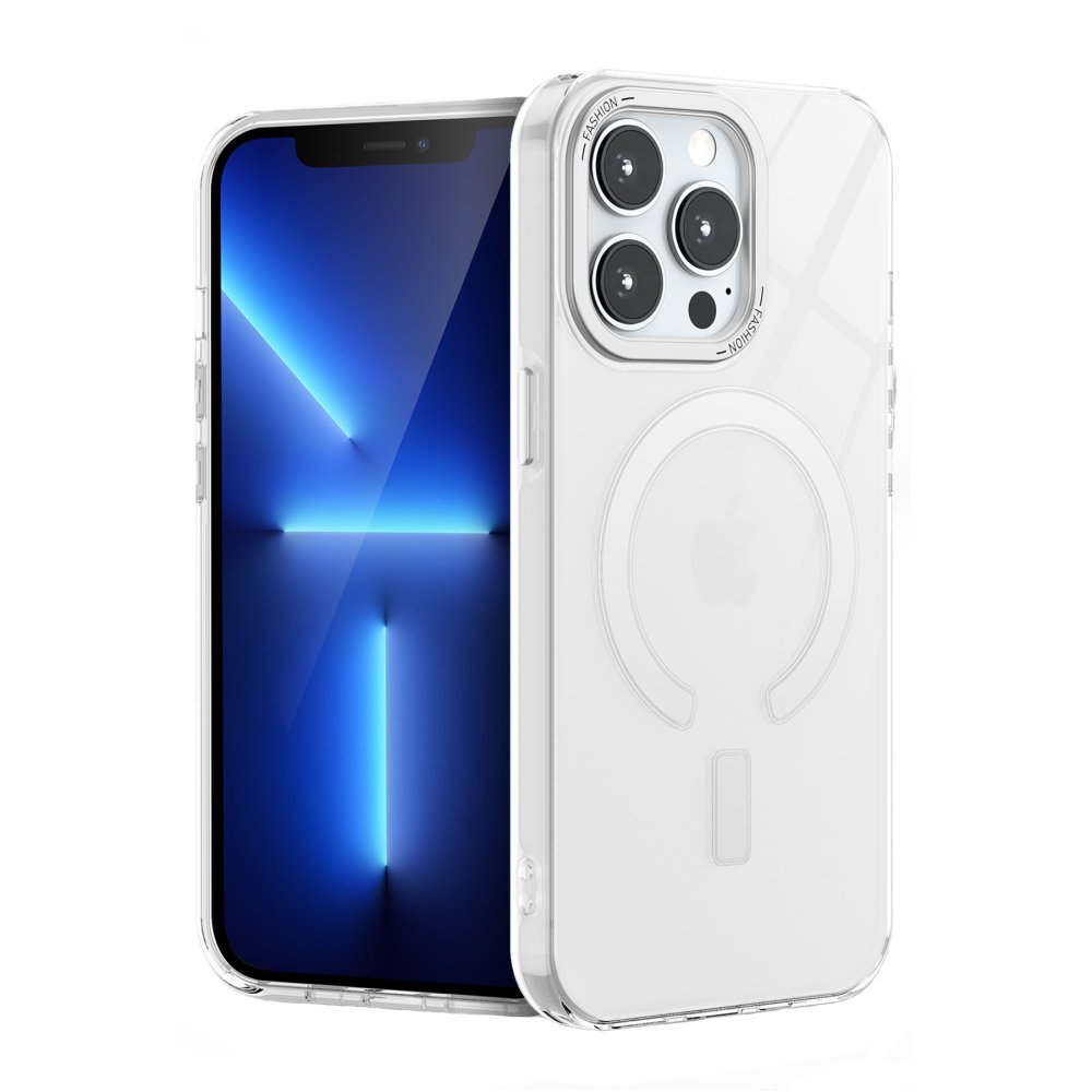 Newface iPhone 15 Pro Max Kılıf Troy Magsafe Kapak - Beyaz