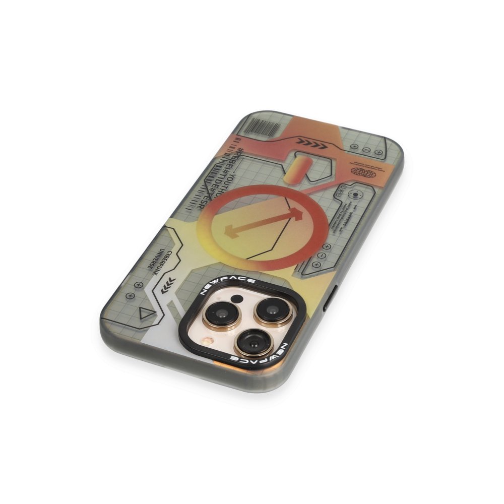 Newface iPhone 15 Pro Max Kılıf Venüs Magneticsafe Desenli Kapak - Venüs - 6
