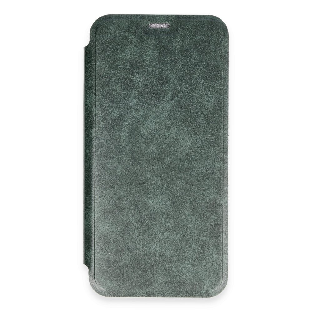Newface iPhone 16 Kılıf Flip Cover - Koyu Yeşil