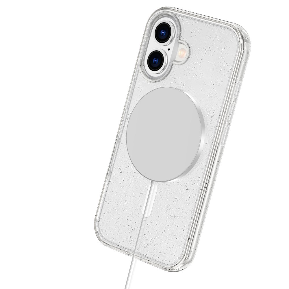 Newface iPhone 16 Kılıf Glow Magsafe Kapak - Turuncu