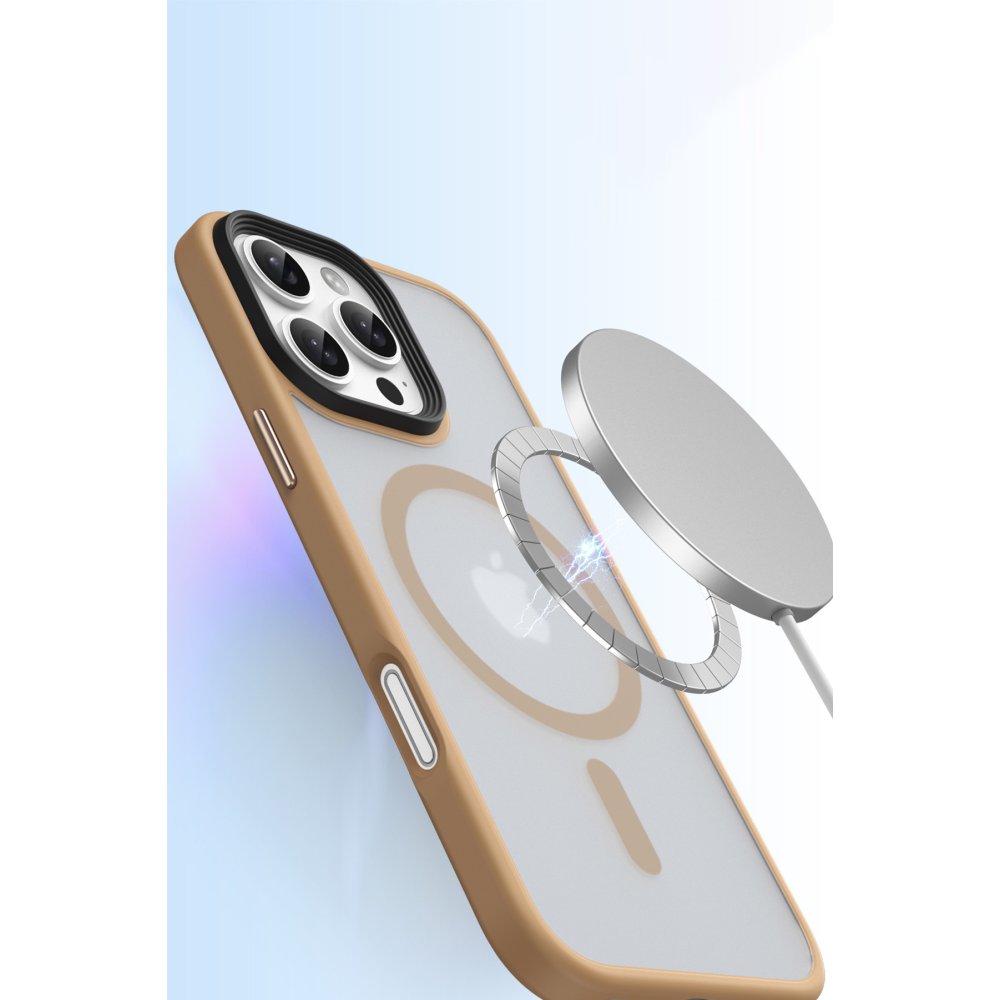 Newface iPhone 16 Plus Kılıf Trex Magneticsafe Kapak - Desert