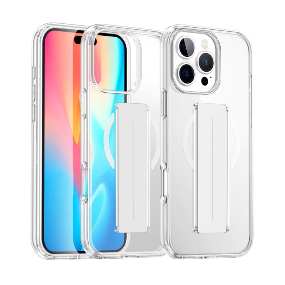 Joko iPhone 16 Pro Kılıf Alfa Magsafe Standlı Kapak - Şeffaf
