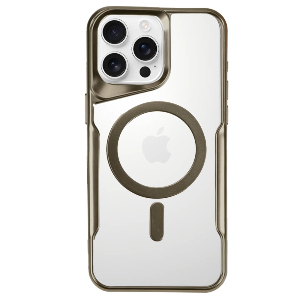 Newface iPhone 16 Pro Kılıf Boyi Magsafe Silikon Kapak - Desert