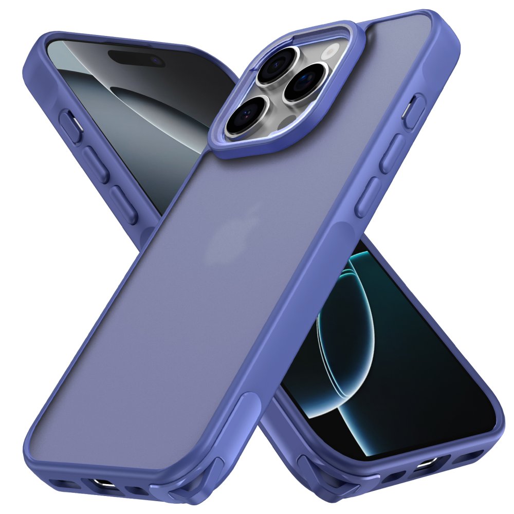 Newface iPhone 16 Pro Kılıf Elegant Kapak - Açık Mavi