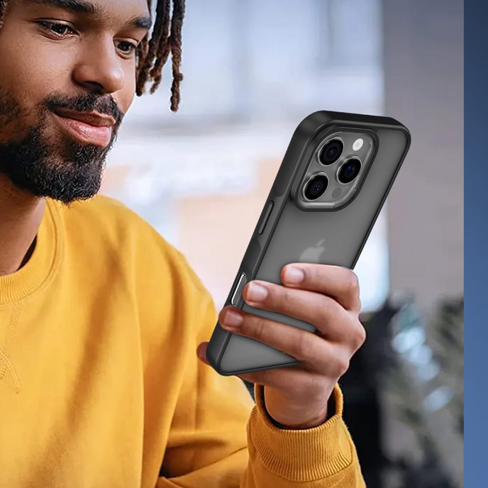 Newface iPhone 16 Pro Kılıf Elegant Kapak - Siyah