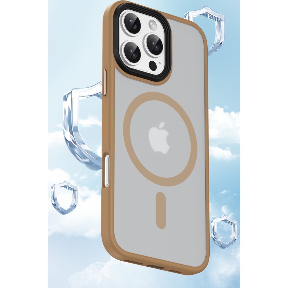 Newface iPhone 16 Pro Max Kılıf Trex Magneticsafe Kapak - Lila