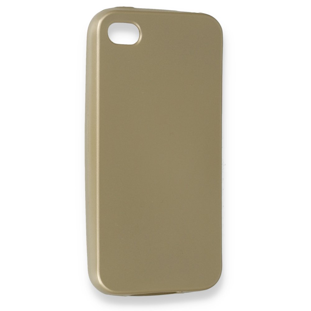 Newface iPhone 4 Kılıf First Silikon - Gold