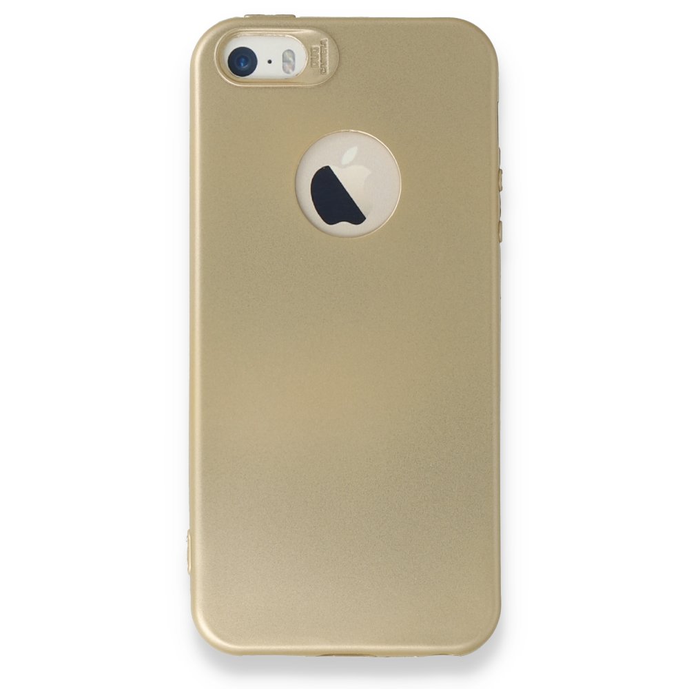 Newface iPhone 5 Kılıf First Silikon - Gold