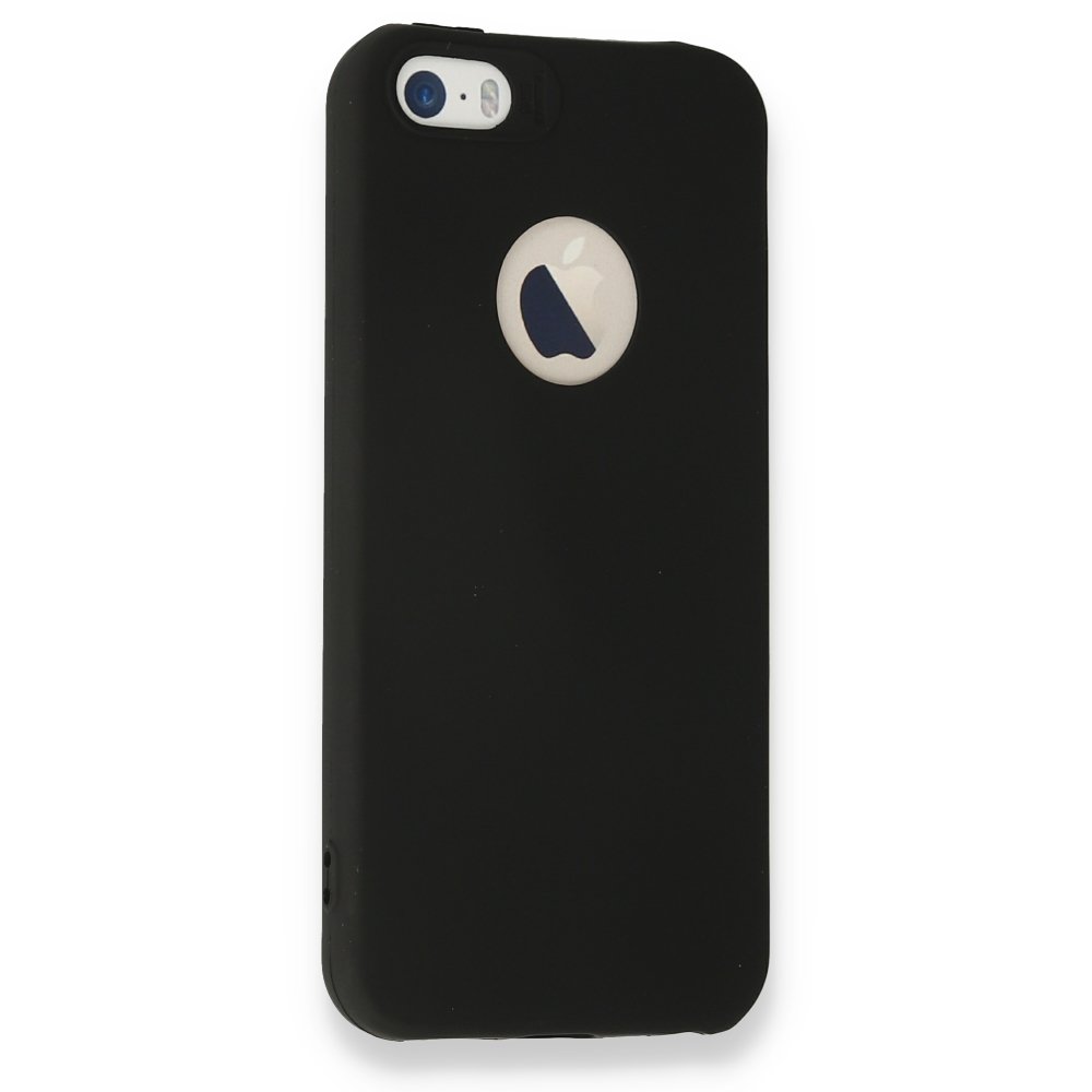 Newface iPhone 5 Kılıf First Silikon - Siyah
